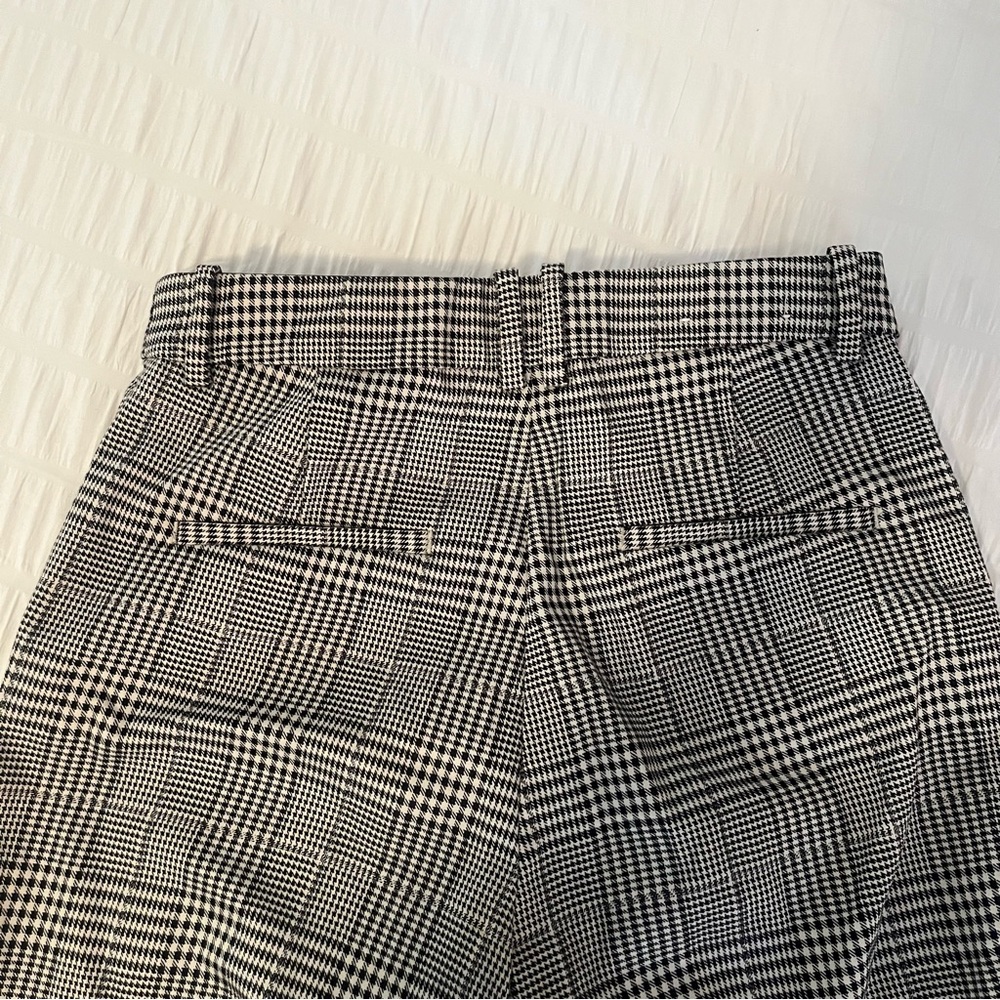Black & White Plaid Pants - Picture 3 of 5